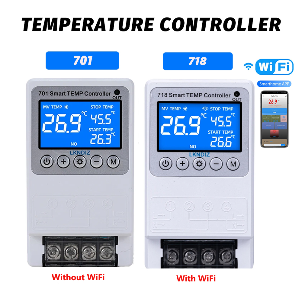 Wifi Thermostat - Contrôleur WIFI intelligent de température, Thermostat