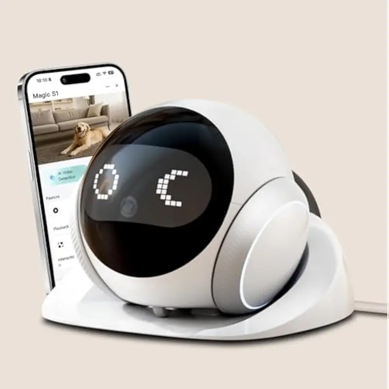 Smart Home Sistem - Caméra robot mobile d'intérieur pour animaux