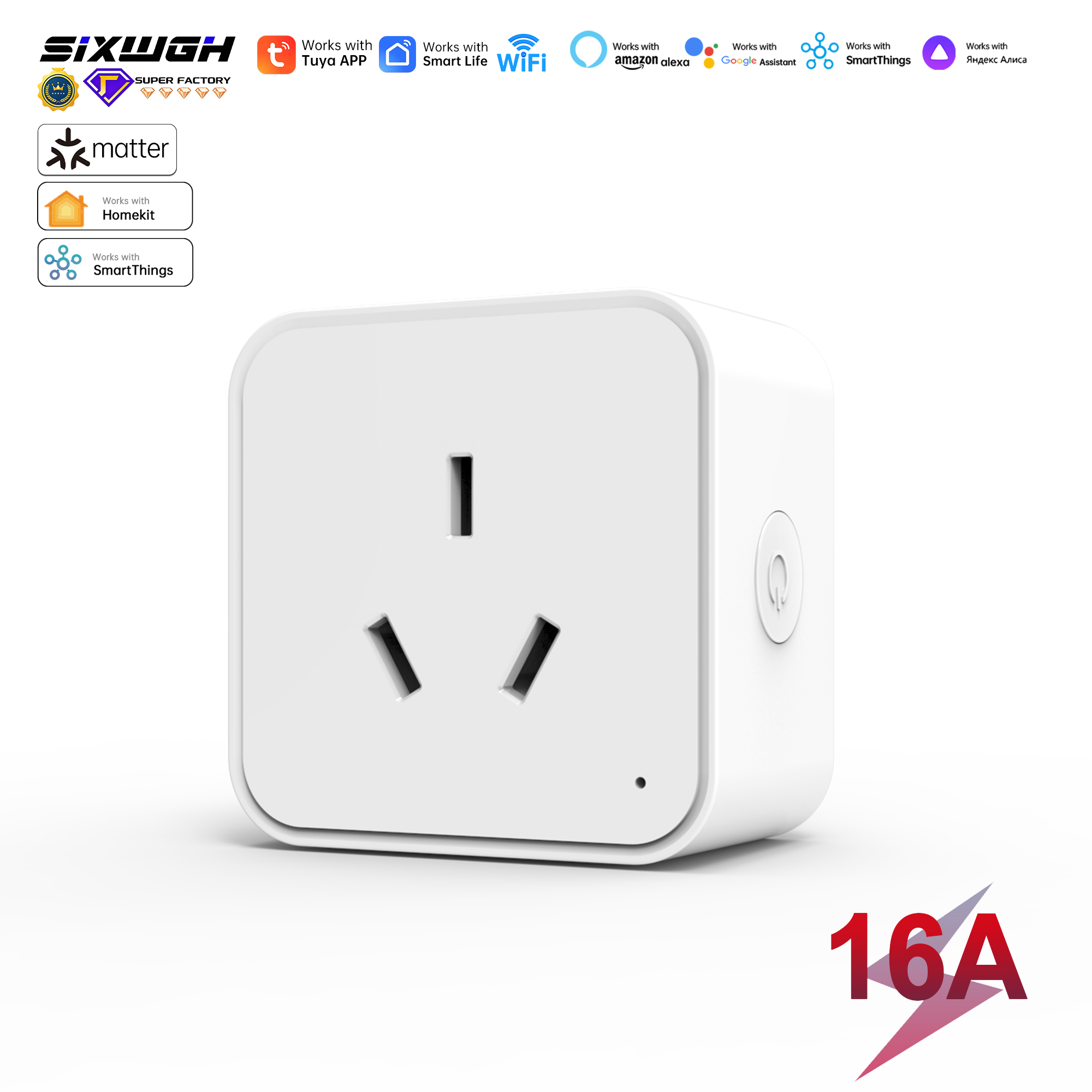 Smart Home Energy App - Prise intelligente Matter, prise AU, surveillance