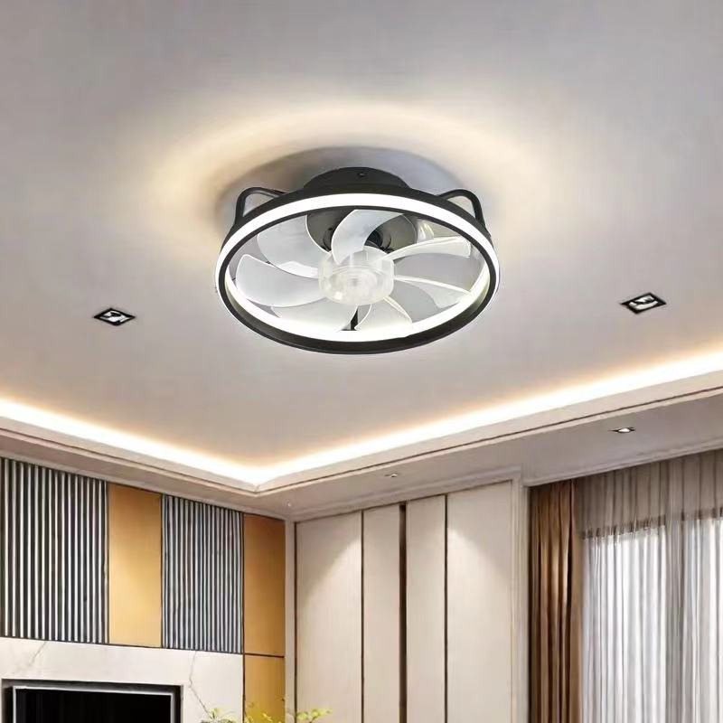 Smart Home Ventilation - Ventilateur de plafond 55W avec lumière,