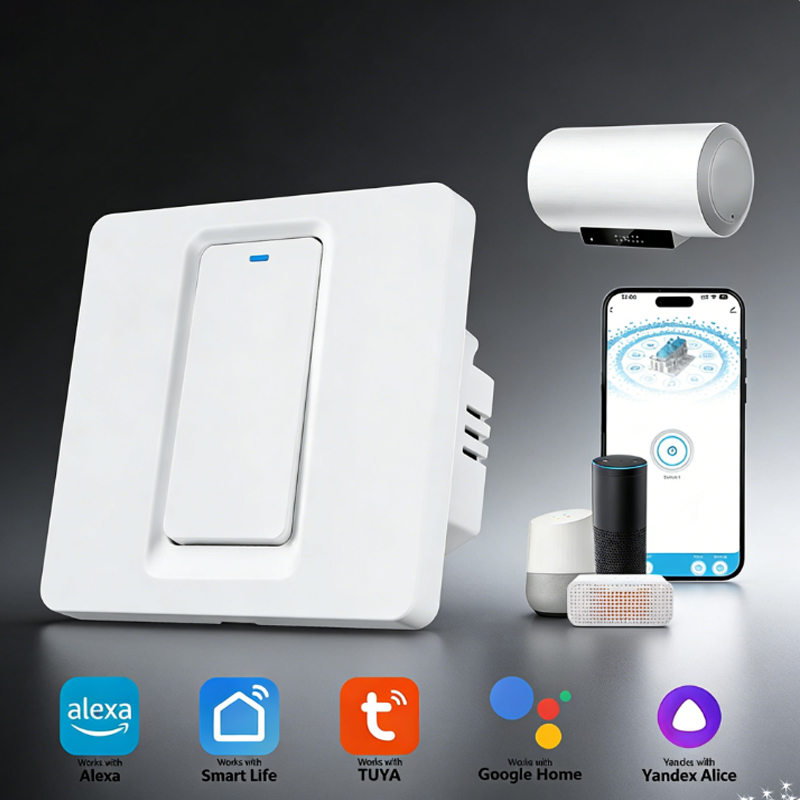 Smart Home Sistem - Commutateur de chauffe-eau intelligent/contrôle tactile WiFi
