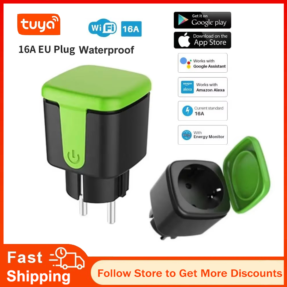 Smart Home Sistem - Prise intelligente WiFi Tuya EU 16A,