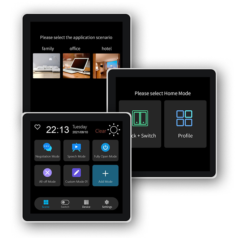 Smart Home Sistem - FUERS 4 pouces écran tactile multi-fonctionnel