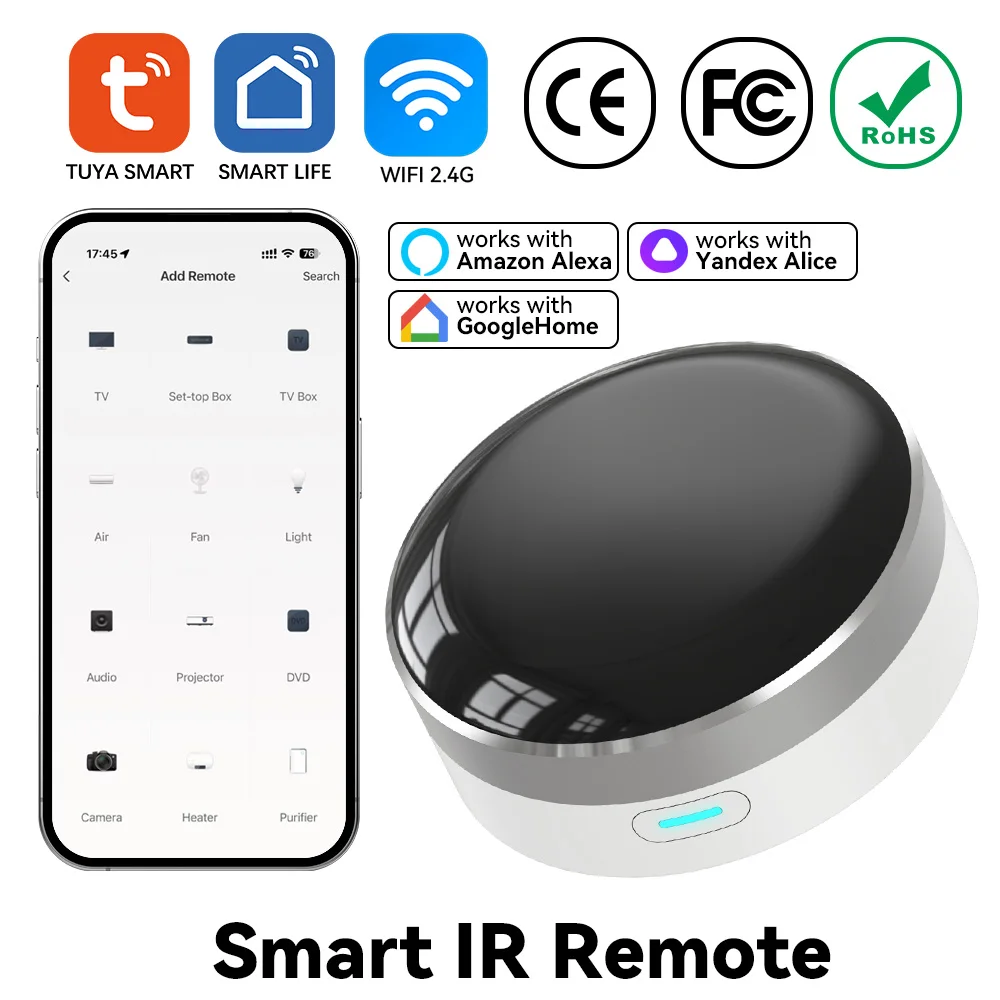 Smart Home Gira - YFK Télécommande universelle intelligente WiFi IR