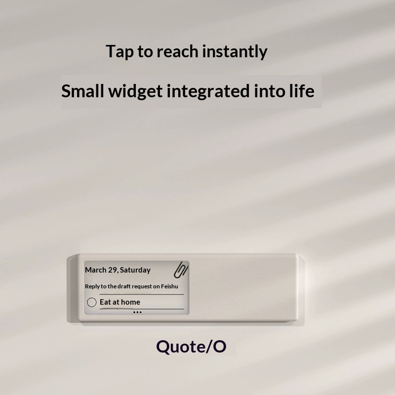 Smart Home Quotes - Tableau d'informations personnalisé avec écran E