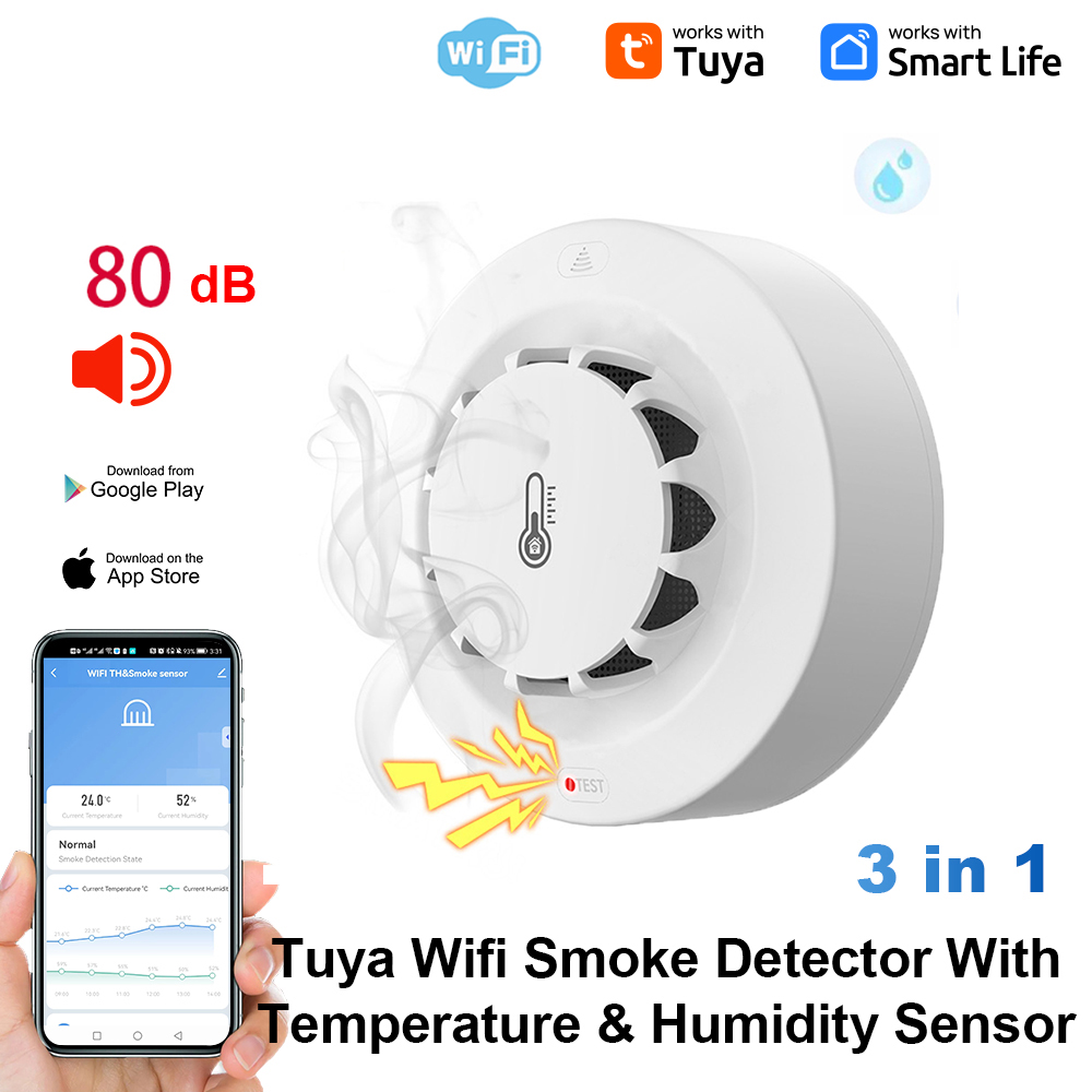 Détecteur de fumée et capteur  - Wifi Thermostat avis et prix