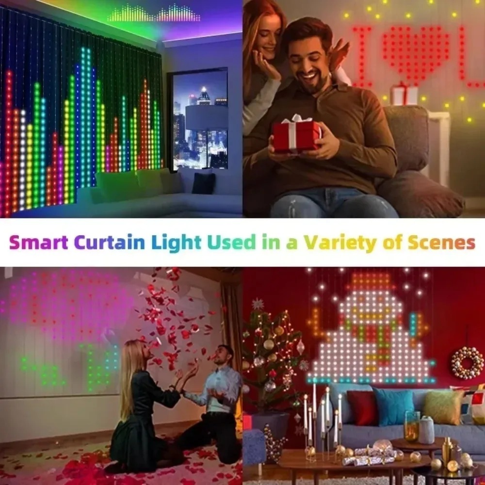 Rideaux lumineux à LED avec co - Smart Home Lighting avis et prix