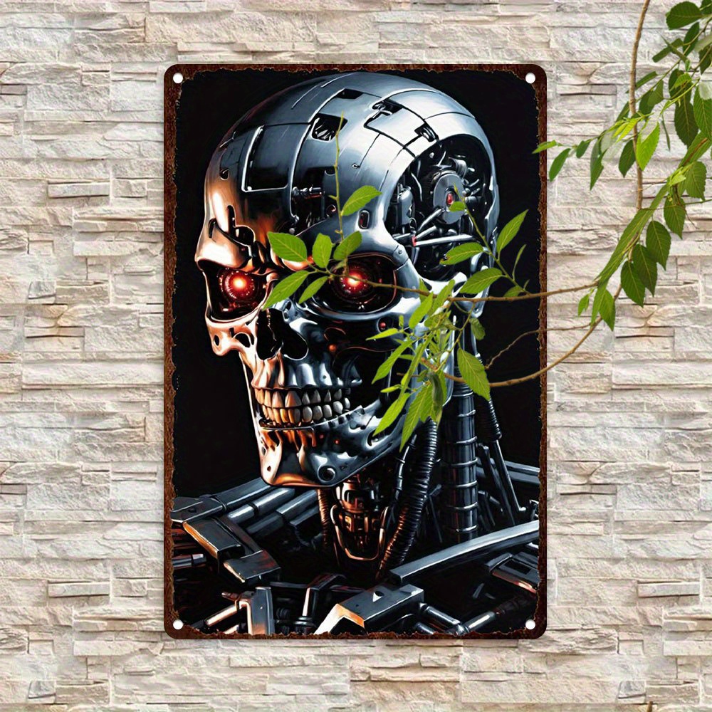 Plaque en métal HD Terminator  - Smart Home Icon avis et prix