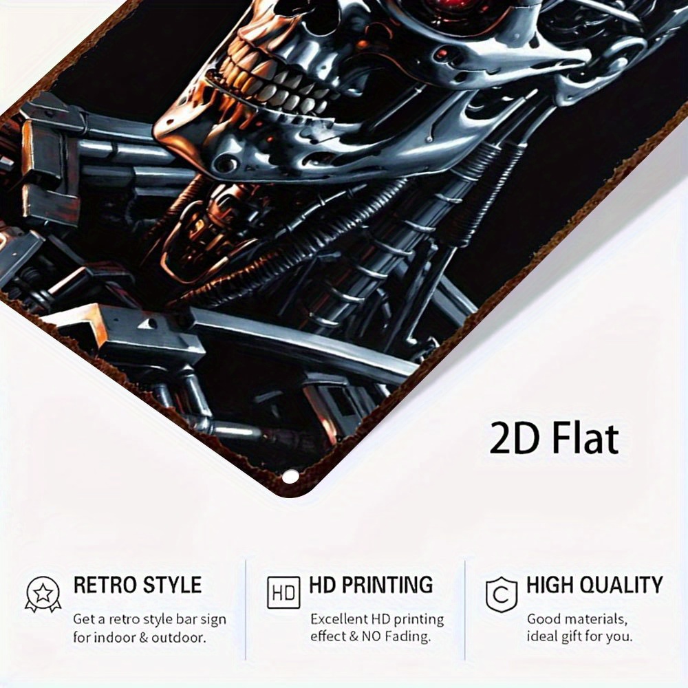 Plaque en métal HD Terminator  - Smart Home Icon avis et prix