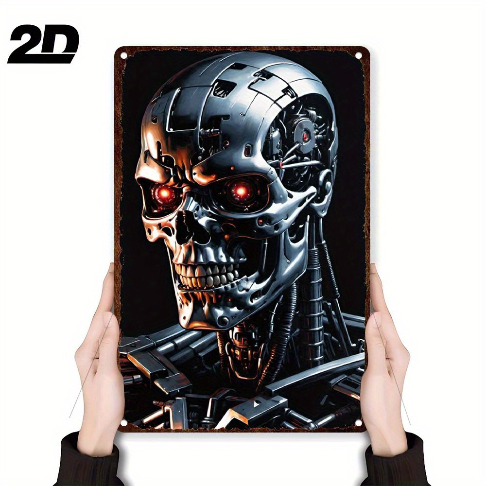 Plaque en métal HD Terminator  - Smart Home Icon avis et prix