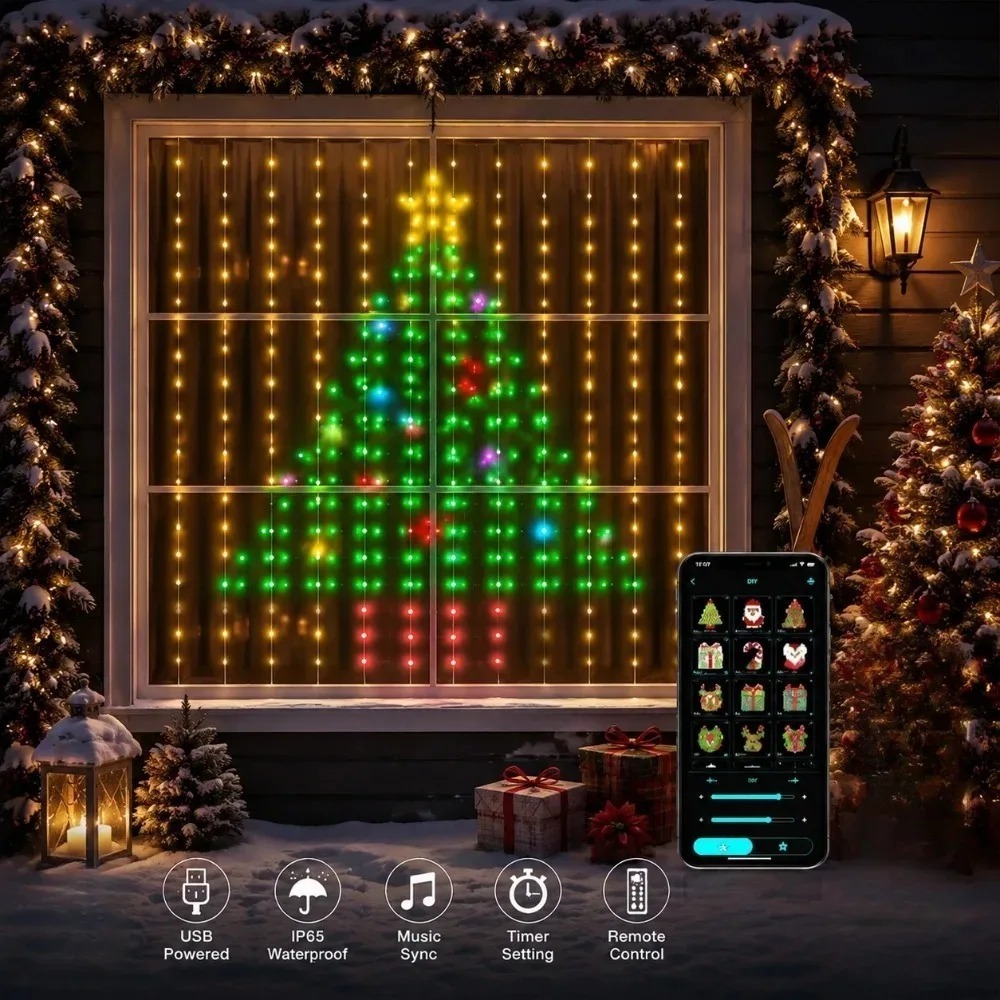 Rideaux lumineux à pixels LED, - Smart Home Lighting avis et prix