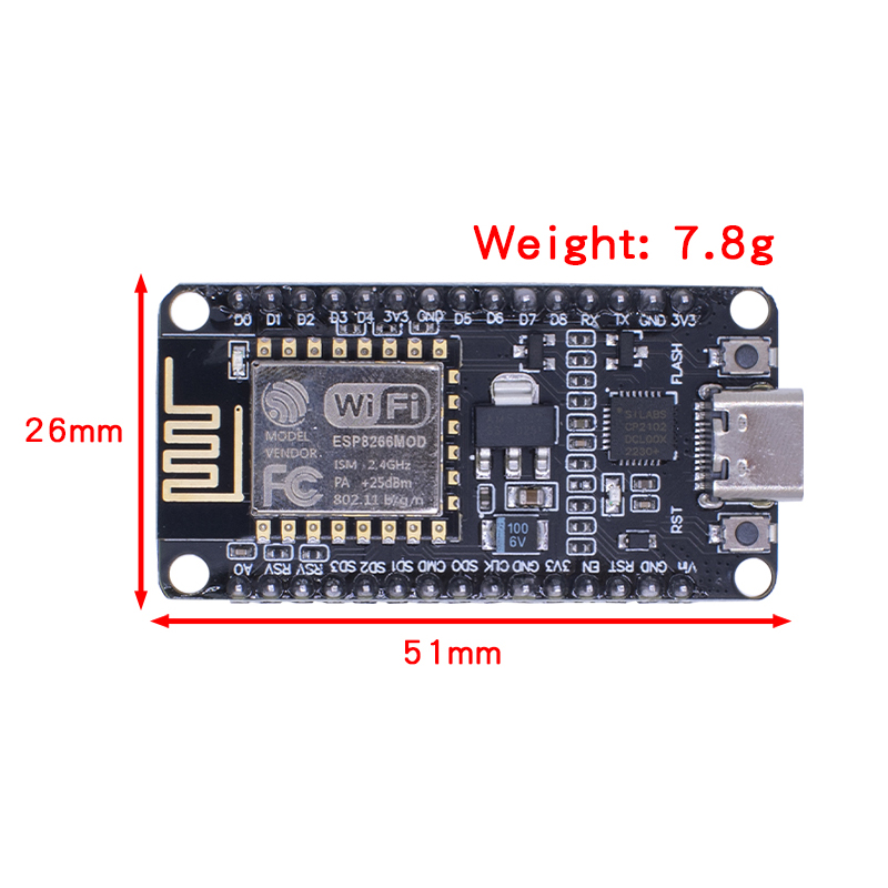 Carte sans fil NodeMCU CP2102  - Smart Home Esp8266 avis et prix