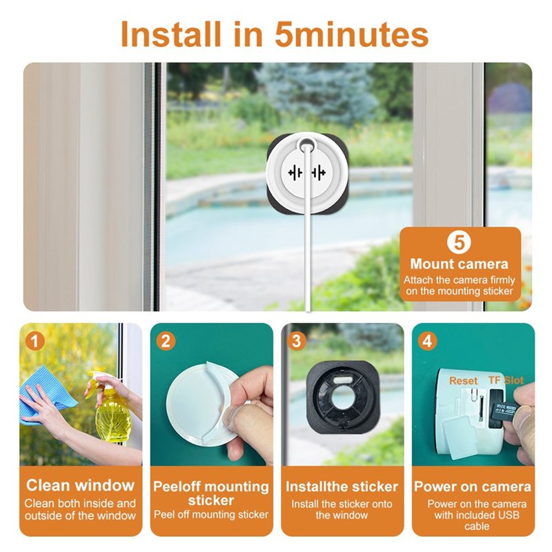 Caméra de fenêtre intelligente - Smart Home Windows App avis et prix