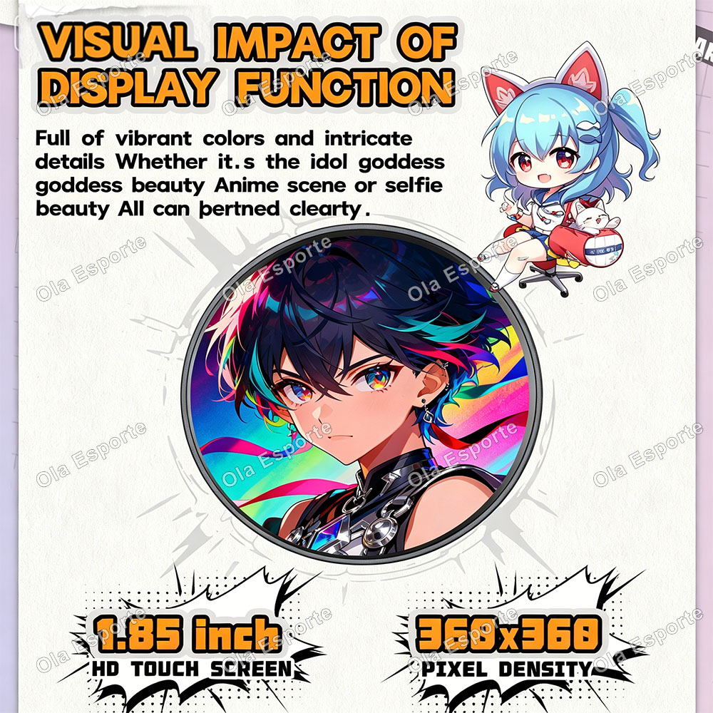 Badge LED Tactile Anime 1,85 P - Smart Home Icon avis et prix