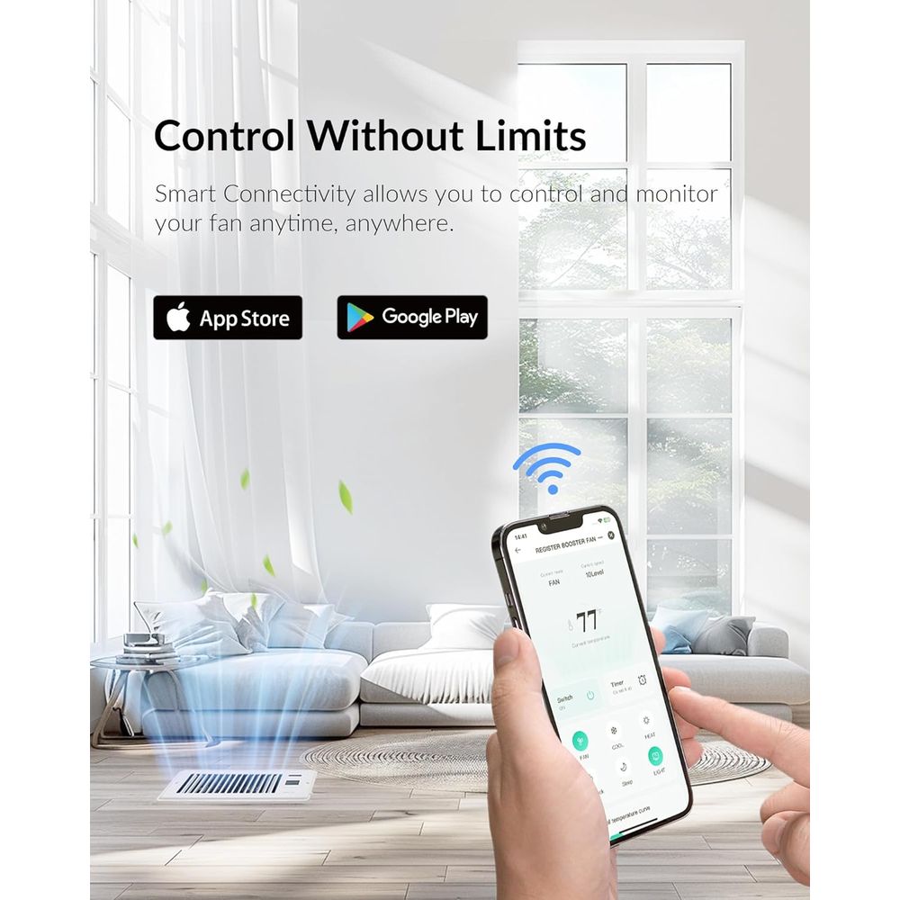 Ventilateur de ventilation sup - Wifi Thermostat avis et prix