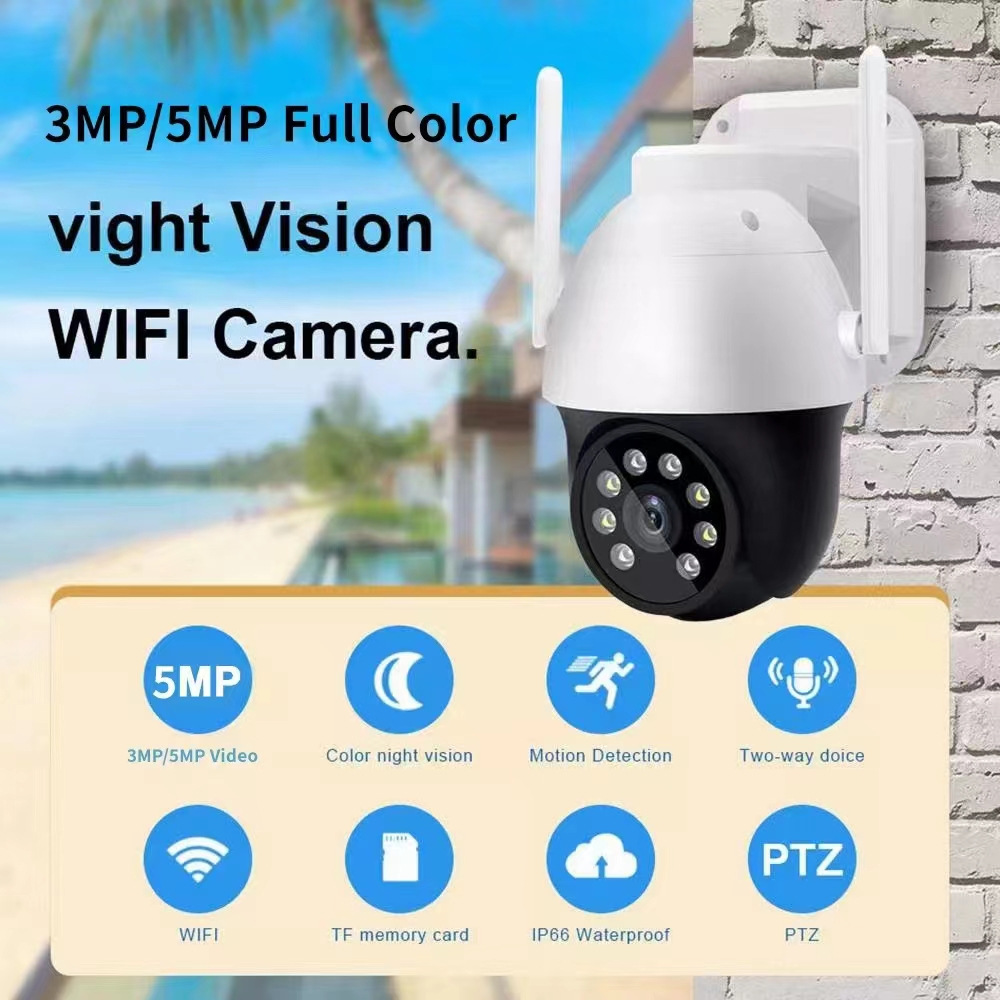 Caméra Dôme IP PTZ Sans Fil 3M - Smart Home Windows App avis et prix