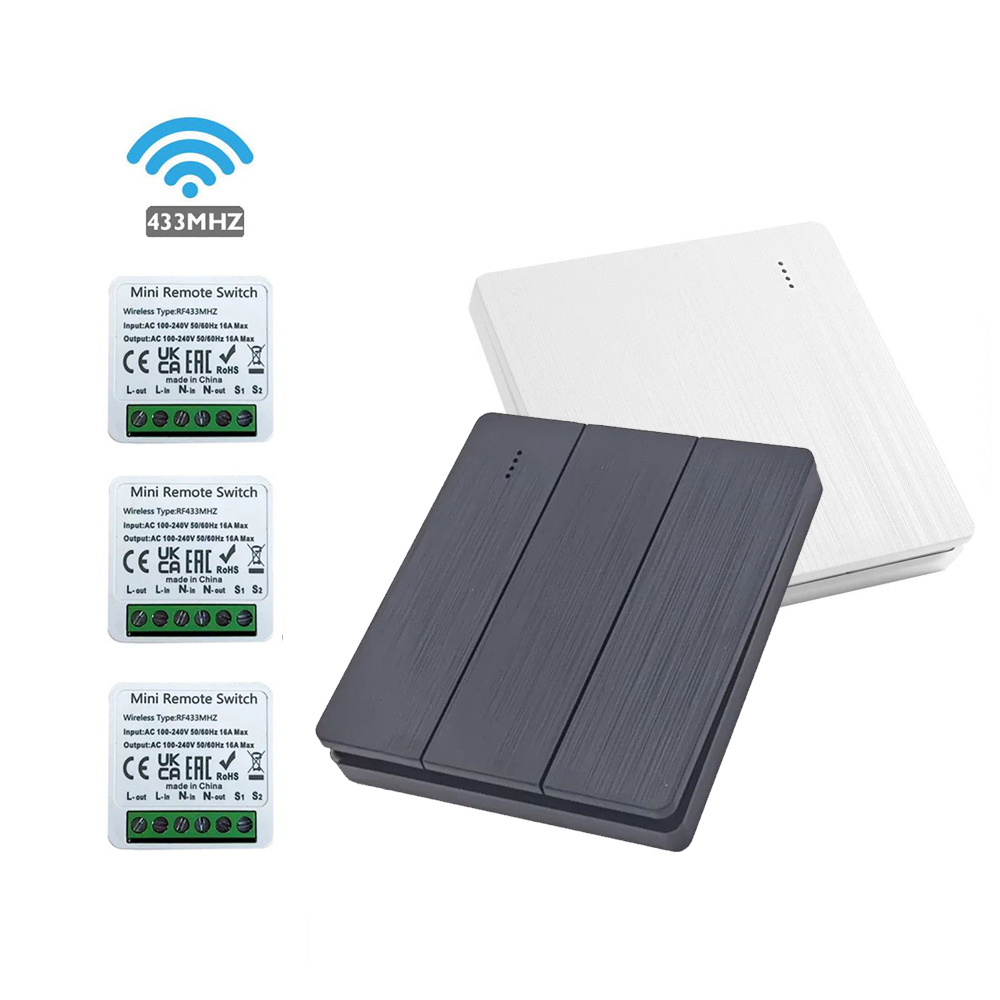 433Mhz RF 86 panneau mural int - Smart Home Ventilation avis et prix